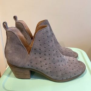 Lucky Brand - open tow bootie with small studs